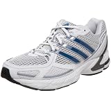 adidas Men's RESPONSE Stability Running Shoe,White/Silver/Real Blue,9.5 M