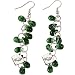 Touch By Alyssa Milano Philadelphia Eagles Glass Bead Earring With Metal Logo Size: One Size