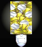 Softball Collage Decorative Night Light
