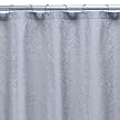 Fieldcrest&reg; Luxury Textured Silk Shower Curtain-Grey