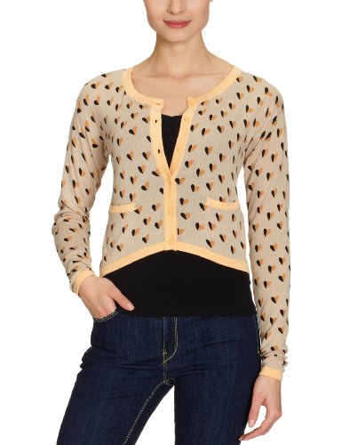 VERO MODA Damen Strickjacke 10075590, Gr. 42 (XL), Beige (STOCKING BEIGE) Preisvergleich