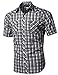 Youstar Men's Western Casual Button Down Shirt