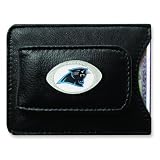 NFL Carolina Panthers Leather Money Clip & Card Holder