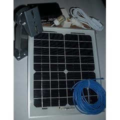 Solaranlage 10 Watt incl. LED-Beleuchtung