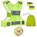 Reflective Vest for Cycling,Motorcycle,Car Safety Kit•Reflective Running Vest Gear for Men,Women,Children•Safety Vest for Bicycle With Pockets for Dog Walking,Hiking,Jogging,with 2 Armband&Mesh Bag