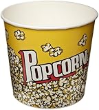 SOLO VP85-00061 Single-Sided Poly Paper Popcorn Tub, 85 oz. Capacity, Popcorn Print (Case of 150)