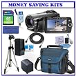Canon Vixia HF200 HD 15x Optical Zoom SDHC Flash Memory Digital Camcorder + Willoughby's 4GB Clean & Scratch Free Bundle