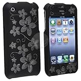 Laser Black Hawaii Clip On Crystal Case Compatible With Apple iPhone 3G / A ....