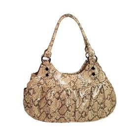 AUTHENTIC STYLE & CO. Faux Snakeskin KIMBERLY 4 POSTER Purse ( Handbags / Totes for Women )