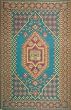 Outdoor Area Rug or Kitchen Mat 5 x 8 Turkish Aqua Patio Indoor Outdoor Rugs Reversible & Waterproof