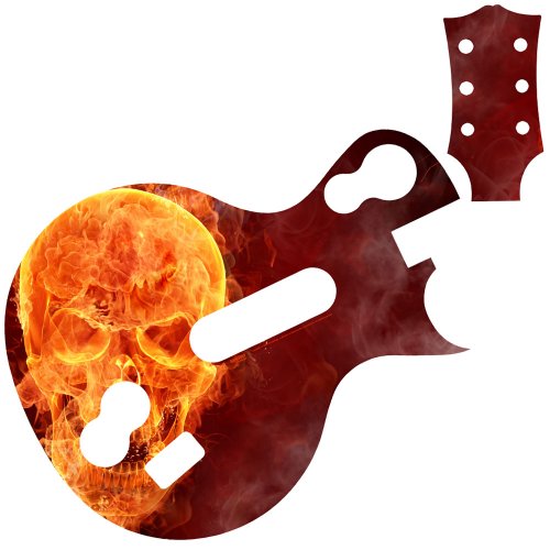 Skull Fire Battleskin for Guitar Controller