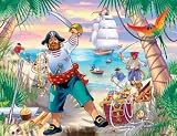 Pirate Adventure + Papo Pirate Jigsaw Puzzle 35pc