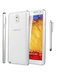 Wireless: Note 3 Case - ULAK Galaxy Note 3 Case Metal Bumper Hard Protective Aluminum Case Frame for Samsung Galaxy Note 3 Note III N9000 with Screen Protector and Stylus (Silver) - ULAK