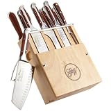 Gunter Wilhelm Cutlery 201 Executive Chef 11-Piece Professional Knife Set with Wooden Storage Block