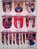 2011-12 Panini Hoops Miami Heat Team Set 14 Cards - James (3), Wade (2), Bosh (2), Chalmers, Howard, and More