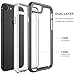 iPhone 7 Case, Kaptron Slim Fit Premium Clear Soft TPU Back Panel with Hard Protective Coloured Bumper Case for Apple iPhone 7 (2016) (Grey)