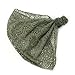 Chic Lady Girl Women Wide Headband Lace Head Wraps Turban Bandanas Army Green