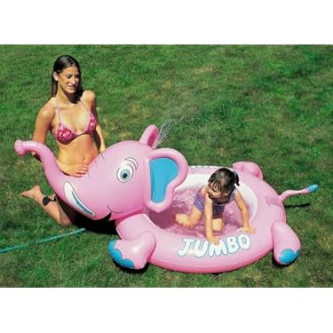 Toddler Kiddie Elephant Spray Backyard Pool