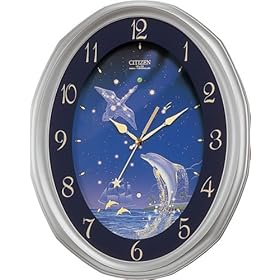【クリックで詳細表示】CITIZEN (シチズン) 掛け時計 ネムリーナファンタジー 電波時計 4MY659-019