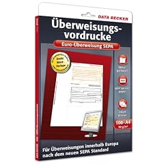 Data Becker 310668 �berweisungsvordrucke Euro-�berweisung SEPA