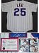 Derrek Lee Signed Cubs Majestic Athletic Replica Home Jersey - Chicago Cubs MLB Baseball