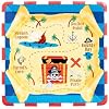 Teller 'Piraten Sch�tze', 8 Stk., eckig, 25 cm