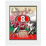 Photo File San Francsico 49ers Steve Young Legends Composite Matted Photo