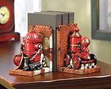 FIREFIGHTER BOOKENDS