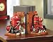 FIREFIGHTER BOOKENDS Image