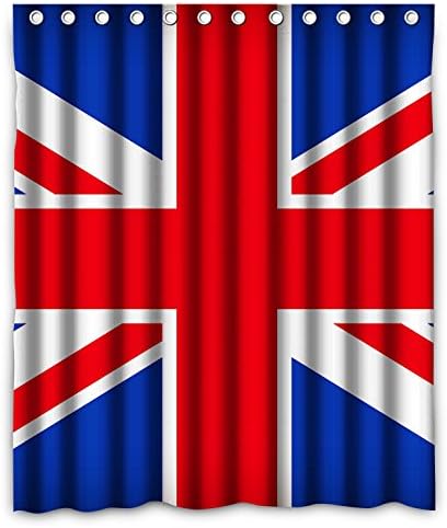 HUARDA British Union Jack Flag Window Curtains/Drape/Panels/Treatment Polyester Fabric Bedroom