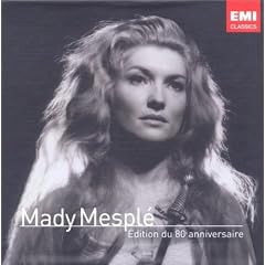 Mady Mespl� : Album du 80e anniversaire (4 CD)