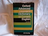 Oxford advanced learner's dictionary of current English