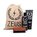 ZEUS Men’s Basic Beard Grooming Kit – Beard Starter Set, Soften, Hydrates, & Moisturizes, Prevents Itching & Flaking