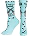Ariat Women's Wanted Dead or Alive Mid-Calf Novelty Sock, Aqua, One Size