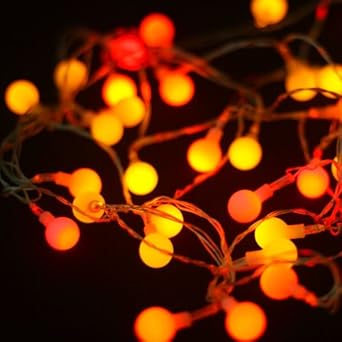 40 LED, Multi Colour (Sunset lights - red, orange and yellow LEDs