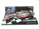 Review Minichamps 530074312 / McLaren Mercedes MP4-22 (Lewis Hamilton 1st Podium 2007) in Silver (1:43 scale) Diecast Model Car