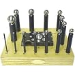 16pc Dapping Punches & Block Metalsmith Forming Tools