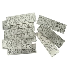 Cuttlebug Alphabet Diecut Tool - Fancy Pants (2x6") by Provo Craft
