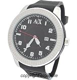 ARMANI EXCHANGE DATE BLACK RESIN 50M MENS WATCH - AX1071