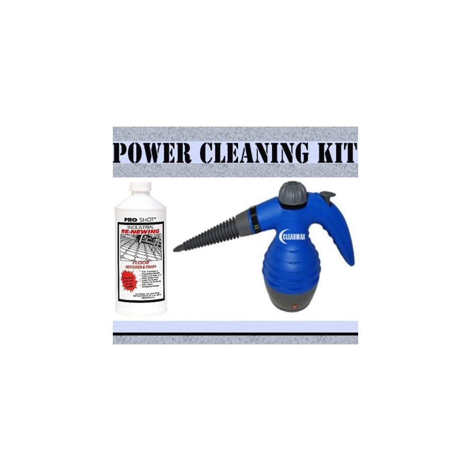 Electric Pressurized Hand Steam Cleaner Blue Pro Shot