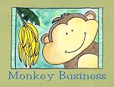 Monkey Business - Here's Looking At You By Serena Bowman - Papagayo Safari Jungle Babies 6 X 8 Wall Plaque