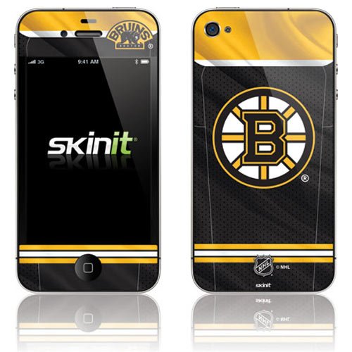 Skinit Boston Bruins Home Jersey Vinyl Skin for Apple iPhone 4 / 4S