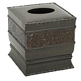 Zenith Products 2619641351 Prescott Tissue Box Cover, Metallic Bronze
