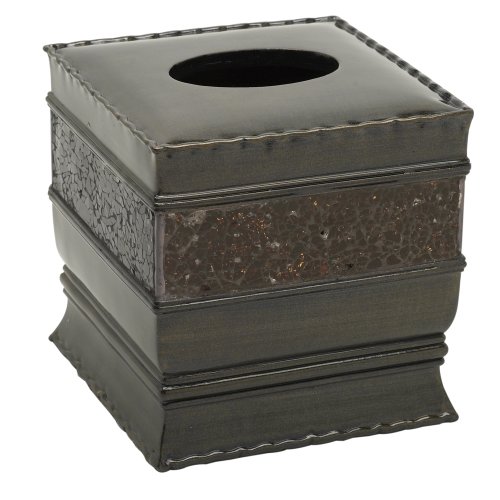 Zenith Products 2619641351 Prescott Tissue Box Cover, Metallic Bronze