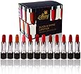 SHANY Slick & Shine Lipstick Set - Set of 12 Famous Colors