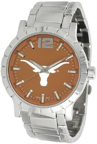 GP by Brinley Co. Men's Texas Longhorns Link Watch