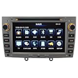 Koolertron For Peugeot 308 / 308SW / 408 / Indash Car DVD Navigation Systems A/V Receiver with 7 Digital Touch screen and iPod SWC BT RDS (Free Map,Factory fit)