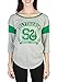 Harry Potter Slytherin Raglan Athletic Tee Shirt