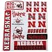 Nebraska Cornhuskers Small Car Stickers