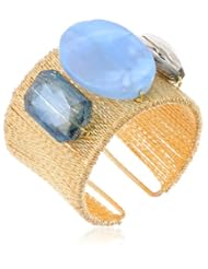 Panacea Statement Flexi Gold Cuff Bracelet